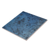 デニムブルーレトロアンティーク車、錆びた金属 タイル (側面)