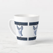 デニムブルーヴィンテージブッシェ カフェラテマグ (左アングル)