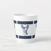 デニムブルーヴィンテージブッシェ カフェラテマグ (正面)