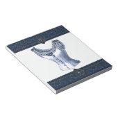 デニムブルーヴィンテージブッシェ ノートパッド (アングル)