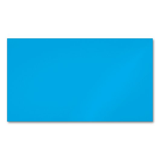 デニムブルー,ファウンテンブルー,クラゲ, マグネット名刺 (正面)