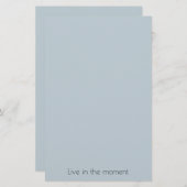 デニムブルー 便箋 (正面/裏面)