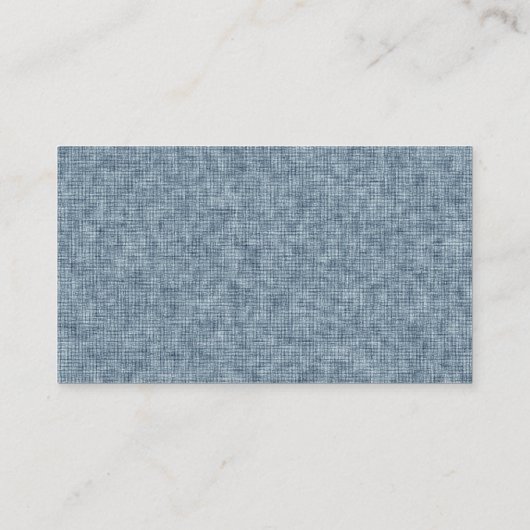 デニムブルー 名刺 (裏面)