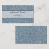 デニムブルー 名刺 (正面/裏面)