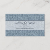 デニムブルー 名刺 (正面)