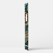 デニムペイズリー：シームレスジーンズのテクスチャパターン Case-Mate iPhoneケース (裏面 / 右)