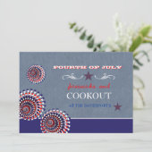 デニムホリデー招待状 招待状 (スタンド正面)