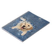 デニムホールのゴールデンレトリバー ノートブック (左側)