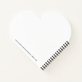 デニムポケットキルトハート ノートブック (裏面)