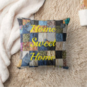 デニムポケットキルト クッション (ブランケット)