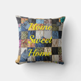 デニムポケットキルト クッション