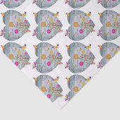 デニムポケットハート花蝶 薄葉紙 (詳細)