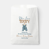 デニムモダンボーイブルージーンベイビーシャワー フェイバーバッグ (正面)