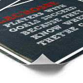 デニムラクロスポスター引用文コラージュ ポスター (角)