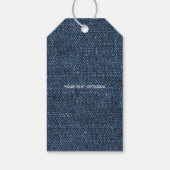 デニムラベル、ジーンズのギフトラベル ギフトタグ (裏面)