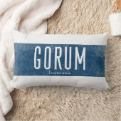 デニムルックゴルムルイジアナ州 ランバークッション (ブランケット)