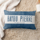 デニムルックバイユーピエールルイジアナ州 ランバークッション (ブランケット)