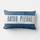 デニムルックバイユーピエールルイジアナ州 ランバークッション (正面)