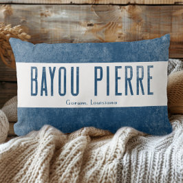 デニムルックバイユーピエールルイジアナ州 ランバークッション