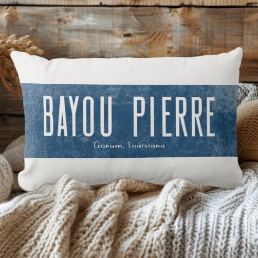 デニムルックバイユーピエールルイジアナ州 ランバークッション