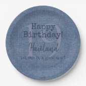 デニムルペルソナブル紙プレートHAMbyWG ペーパープレート (正面)