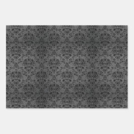 デニムレースファッションデザイナーテクスチャ ラッピングペーパーシート