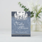 デニムンダイヤモンドシャンデリアブルージャン ポストカード (スタンド正面)