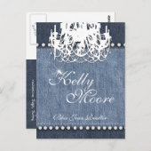 デニムンダイヤモンドシャンデリアブルージャン ポストカード (正面/裏面)