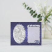 デニム卒業写真のお知らせ 案内ポストカード (スタンド正面)