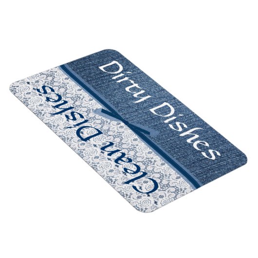 デニム及びレース食洗機磁石 マグネット (右側)