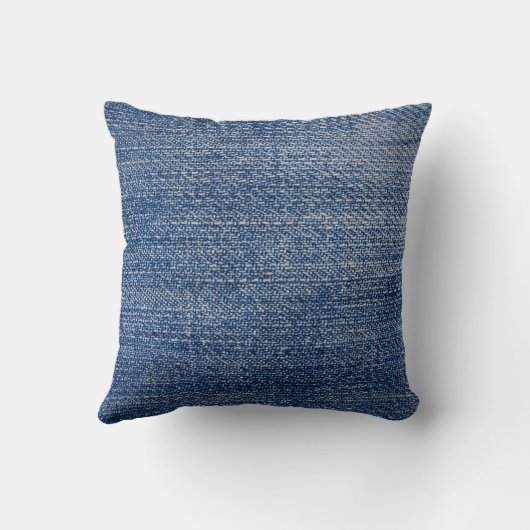 デニム枕の色 クッション (裏面)