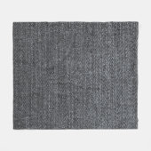 デニム生地のテクスチャ青いズボン フリースブランケット (正面(横))