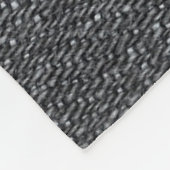 デニム生地のテクスチャ青いズボン フリースブランケット (角)