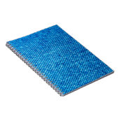 デニム生地ジーンズのブルージーンズ ノートブック (右側)