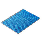 デニム生地ジーンズのブルージーンズ ノートブック (左側)