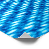 デニム生地ジーンズのブルージーンズ ポスター (角)