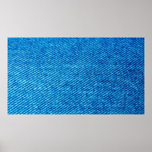 デニム生地ジーンズのブルージーンズ ポスター (正面)