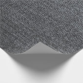 デニム織りのテクスチャブルーのズボン ラッピングペーパー (角)