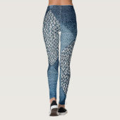 デニム設計レギンス レギンス (裏面)