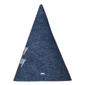 デニム誕生日おめでとう パーティーハット (右)