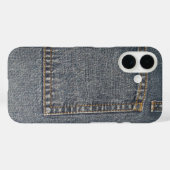 デニム風スマホケース Case-Mate iPhoneケース (裏面 (横))