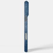 デニム風デイジーモノグラム Case-Mate iPhoneケース iPhone 16 Pro Maxケース (裏面 / 右)