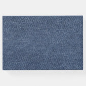 デニム ゲストブック (裏面)