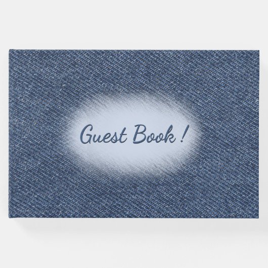 デニム ゲストブック (正面)