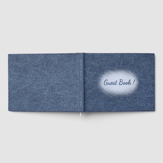 デニム ゲストブック (全面)