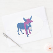 デニム・ジェニー 楕円形シール (封筒)