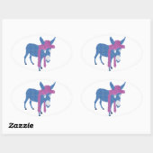 デニム・ジェニー 楕円形シール (シート)