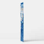 デニム・ジーンズの穴。破壊された破れた青いジェ Case-Mate iPhoneケース (裏面 / 右)