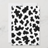 デニム&ダイアモンズウエスタングラム女性のカーボーイブーツハット 招待状 (裏面)