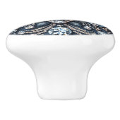 デニム&ダイアモンズグラムきらきら光るバラジュエリー セラミックノブ (側面)